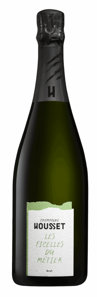 Bouteille de champagne brut Housset, cuvée Les Ficelles du Métier